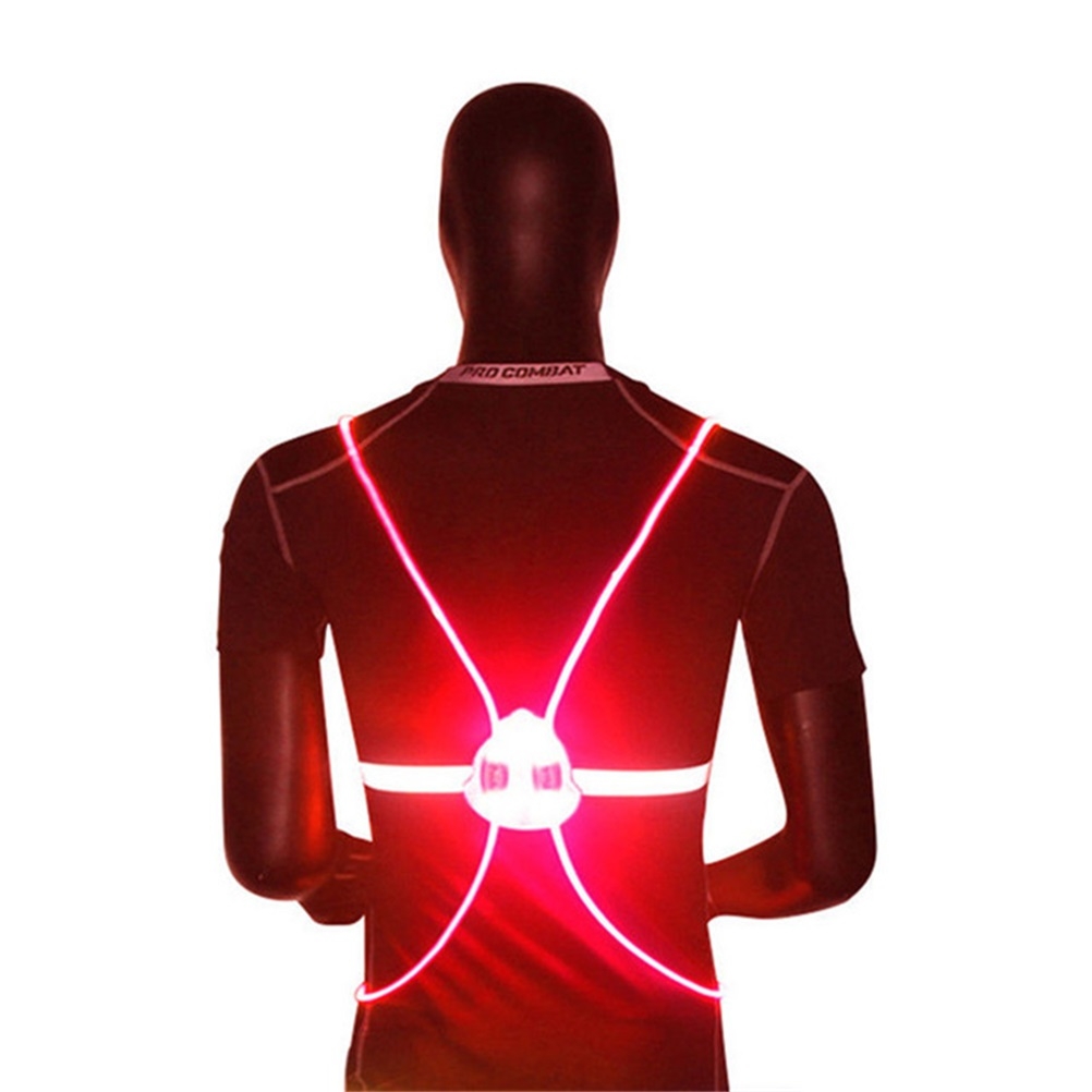 Reflective Vest Cycling - Светоотражающий жилет с LED-подсветкой 360° для