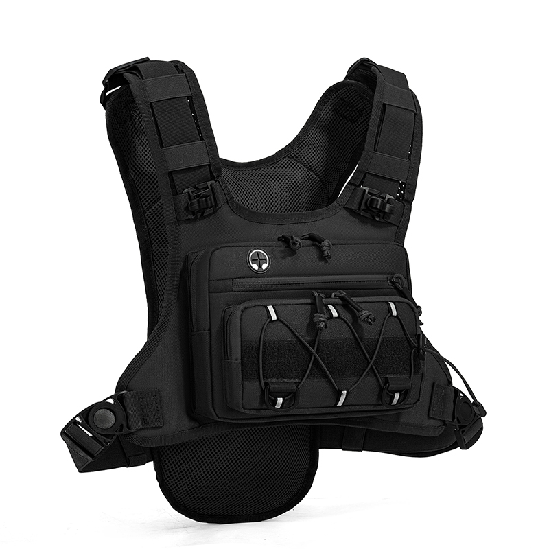 Reflective Vest Cycling - Тактическая сумка-жилет на грудь для кемпинга