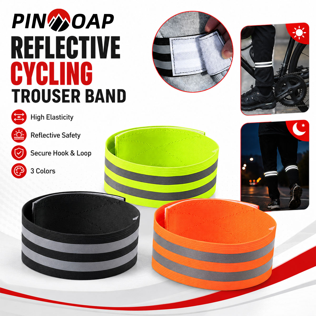 Cycling Commute Pants - PINMOAP 1/2 шт. Ремешок для велосипедных