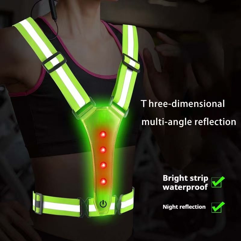 Светодиодный жилет для бега, с – обзор и цена Reflective Vest Cycling