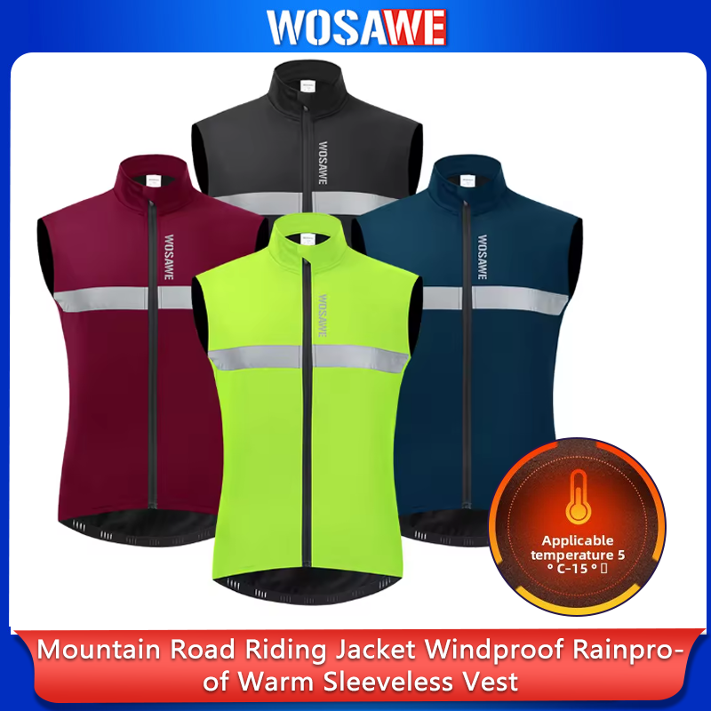 Мужской велосипедный жилет WOS – обзор и цена Reflective Vest Cycling
