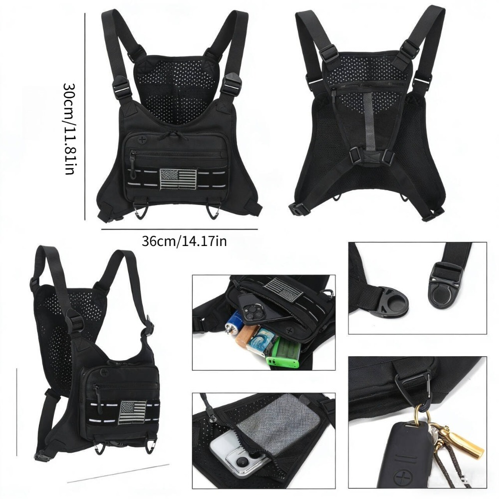 Тактический нагрудный жилет-су – обзор и цена Reflective Vest Cycling